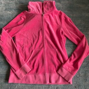 Pink Juicy Couture zip up hoodie